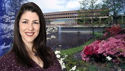 Dr. Emily Ricotta, assistant professor of epidemiology at the Uniformed Services University, was a finalist for the 2024 Einstein Foundation Award. (Photo by Tom Balfour/Uniformed Services University)