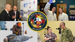 Graphic that shows all that NAMRU does, including research, field training, and innovation