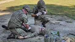 Combat medic performance at Bold Quest 2025