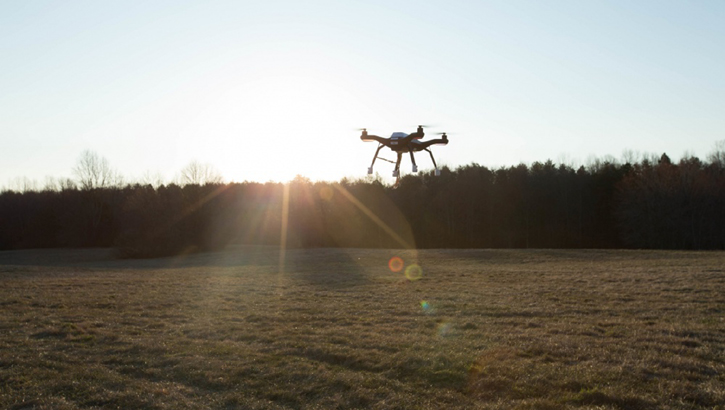 A drone lifts off during the Hive Final Mile demonstration on Marine Corps Base Quantico, Virginia. Drones are one of the autonomous technologies that might soon be helping medics provide care for warfighters on distant battlefields. (U.S. Marine Corps photo by Sgt. Jacqueline A. Clifford)