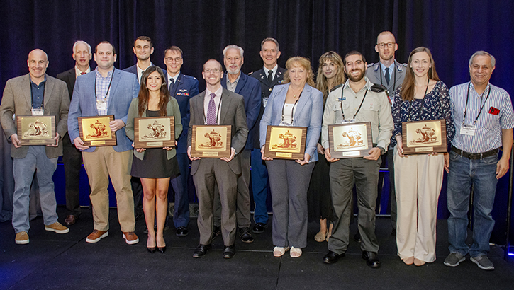 Image of Young Investigator competition winners posing for a picture.