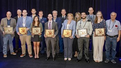 Young Investigator competition winners posing for a picture