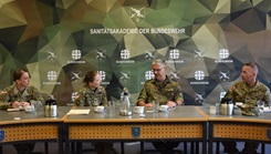 Col. Anastasia McKay, commander of PHCE, along with her deputy, Col. Ross Coniglio and 1st Sgt. Dana M. Cavazos, met with their German counterparts to cement the agreement. 