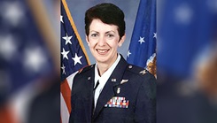 U.S. Air Force Col. Regina C. Aune poses for an official portrait.