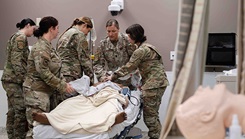 The 139th Medical Group teamed up with experts from the Naval Medical Center, San Diego, California to practice emergency simulations and sharpen their medical skills