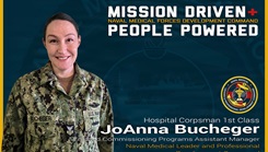 Hospital Corpsman 1st Class JoAnna Bucheger
