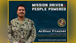 Hospital Corpsman 3rd Class Arthur Frazier