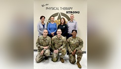 Kirk Army Health Clinic workers posing for a picture