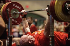 Photo of  Staff Sgt. Brett Meil in the Marine Corps Warrior Games