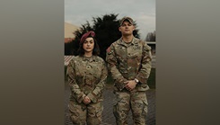 U.S. Army Sgt. Caleb Flynn and Sgt. Kaitlin Flynn