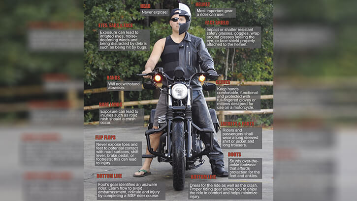 Opens larger image for Safety Tips for Riding Your Motorcycle this Fall