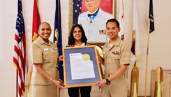 Photo of mental health department earning reaccreditation 