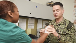U.S. Navy Lieutenant Jeff Bazanele assigned to Navy Medicine Readiness and Training Command Camp Lejeune, is named Navy Medicine’s Occupational Therapy Officer of the Year for 2024
