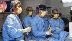 The Walter Reed National Military Medical Center's skull base team removes a complex brain tumor from a service member at the hospital