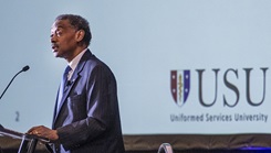 Dr. Jonathan Woodson, president of Uniformed Services University, told a group of military medical leaders in March 2025 that “technology does not replace the human element, but enhances, rather than replaces, the human connection