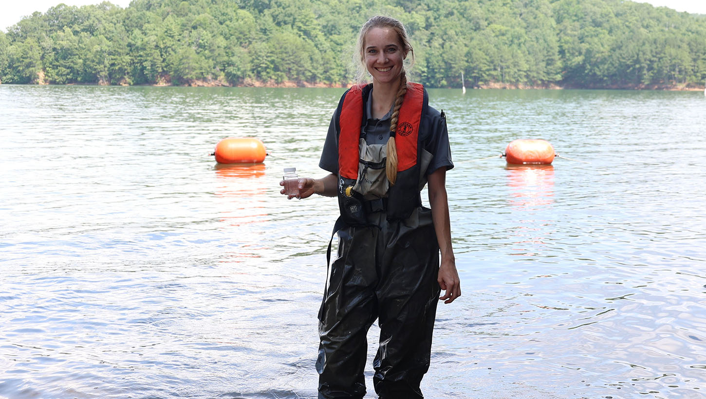 Photo of Ashley McKittrick at Woodring Beach