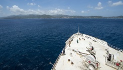 The Mercy-class hospital ship USNS Comfort (T-AH 20) arrives in St. George's, Grenada