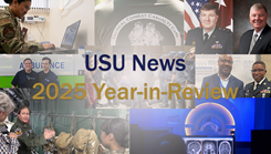 The USU News 2025 Year-in-Review collage captures key moments and achievements from the university community