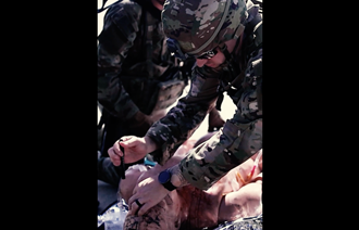 Link to Video: The training focused on using non-medical vehicles for patient transport, enhancing capabilities to stabilize and move casualties to higher levels of care.