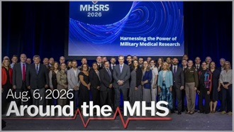 Link to Video: Assistant Secretary of War for Health Affairs Keith Bass with MHS team members at the 2026 Military Health System Research Symposium.