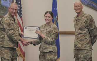 Link to Video: U.S. Air Force Senior Airman Caroline Macfarlane provides patient care and coordinates medical evaluations for Airmen to ensure they remain medically qualified to safely execute their missions.