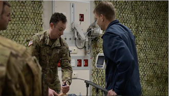 Link to Video: Military personnel training