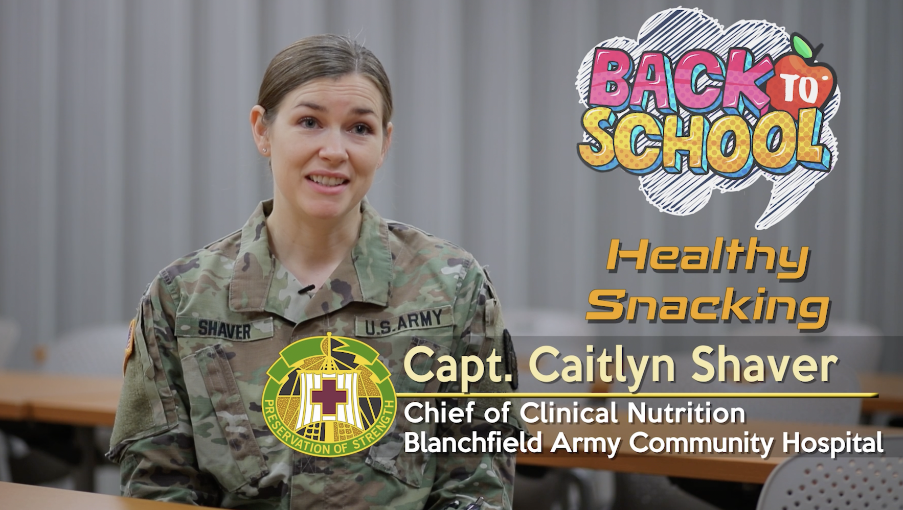 Army Dietician Shares Importance of Healthy Eating: Snacking