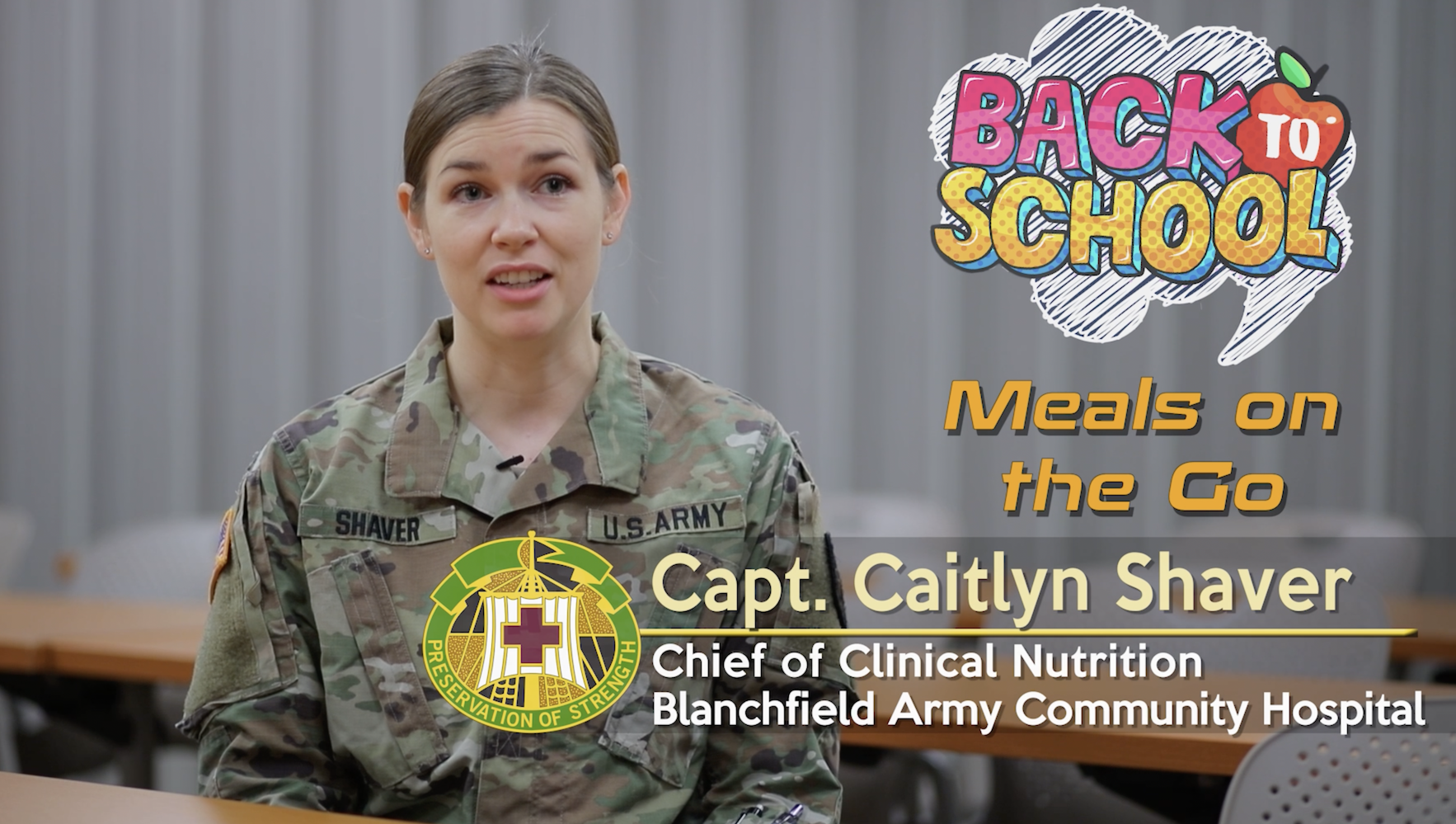 Army Dietician Shares Importance of Healthy Eating: Meals on the Go