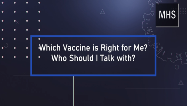 VAX Facts: Which Vaccine is Right for Me?