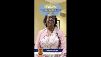 Link to Video: Nurses Week video of Bobbie Bivens