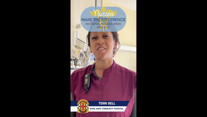 Link to Video: Nurses Week video with Terri Bell