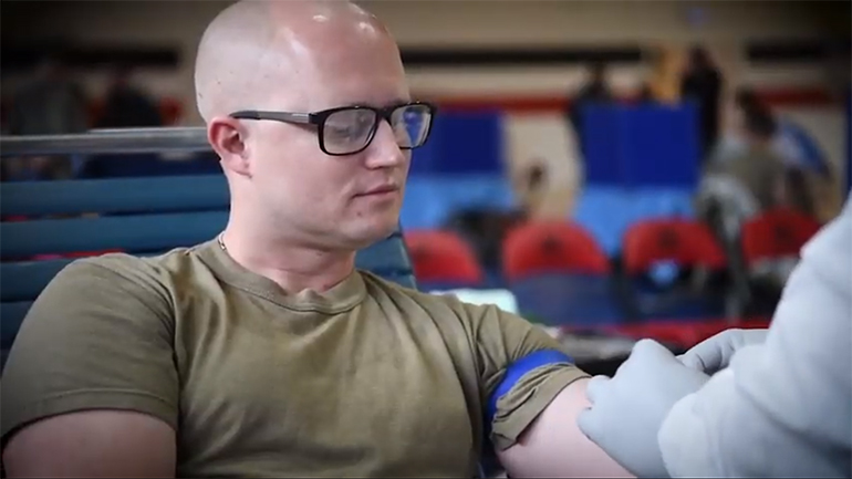 Link to Moments in Military Medicine: Blood Donations on the Battlefield