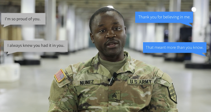 U.S. Army Sgt. Andre Nunez, Signal Support Systems Specialist, 74th Troop Command, District of Columbia National Guard, discusses the importance of persistence and finding purpose.