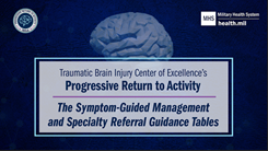 Thumbnail image of PRA training video 7, the symptom-guided management and specialty referral guidance tables.